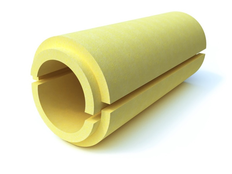 Скорлупа  для теплоизоляции труб ППУ С 1000х225х40 мм