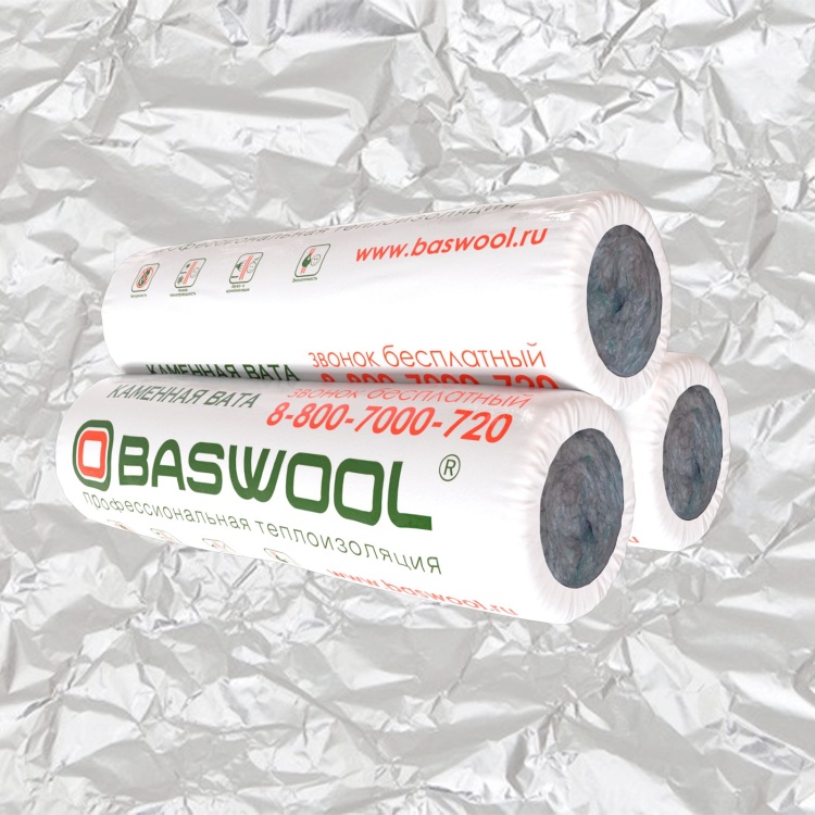 Мат прошивной BASWOOL  МП (СТ)-100 ГОСТ 21880-2011 2000х1200х70 мм