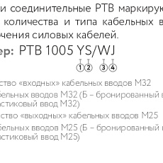 Коробка соединительная РТВ 1005 1Б/1Б